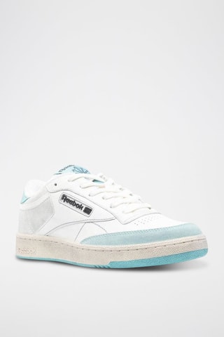 Zapatillas de skateboard de nobuk Club C - Blanco - Reebok