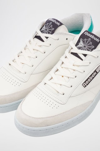 Zapatillas de skateboard de nobuk Club C - Blanco - Reebok