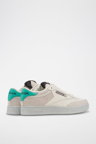 Zapatillas de skateboard de nobuk Club C - Blanco - Reebok