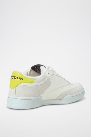 Zapatillas de skateboard de nobuk Club C - Blanco - Reebok