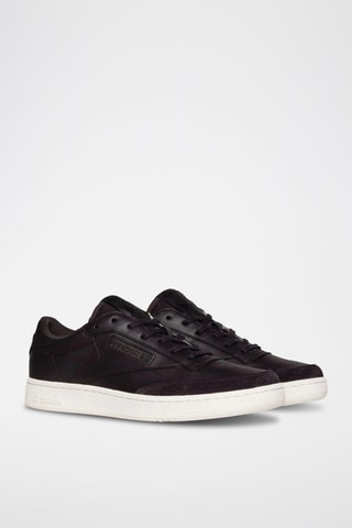 Zapatillas de skateboard de piel Club C - Marrón oscuro - Reebok
