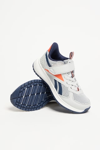 Zapatillas de running de piel Road Supreme 4.0 Al - Gris claro y azul marino
