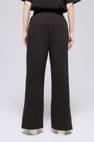 Pantalón polar ancho - Negro