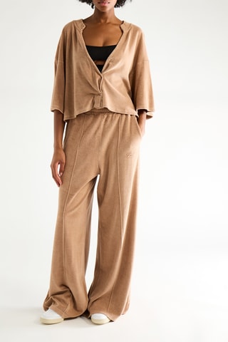 Pantalón wide leg - Beige
