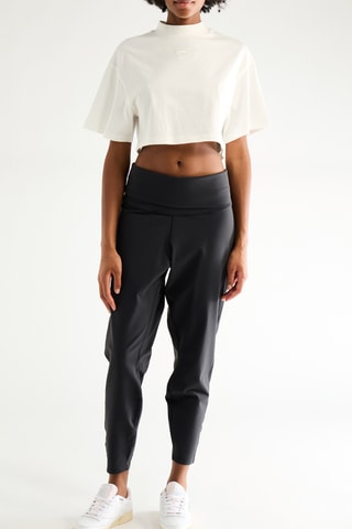Pantalón 7/8 de tiro alto - Negro