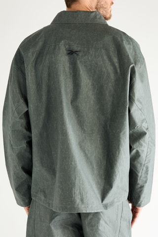 Chaqueta de lino - Verde