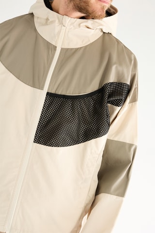 Chaqueta con capucha - Beige