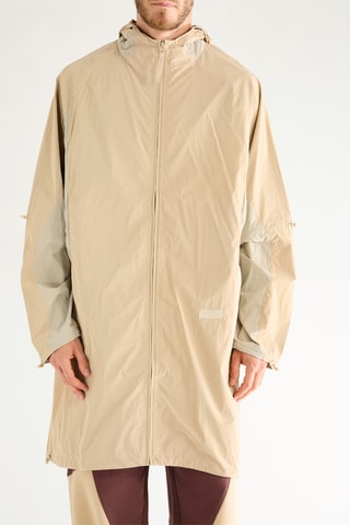 Cortavientos con capucha - Beige