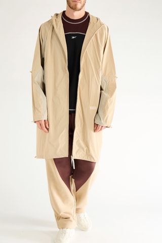 Cortavientos con capucha - Beige