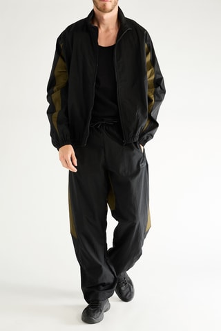 Chaqueta - Negro y verde oliva