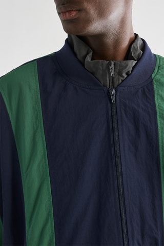 Chaqueta Paneled Reebok x Botter - Azul marino y verde oscuro