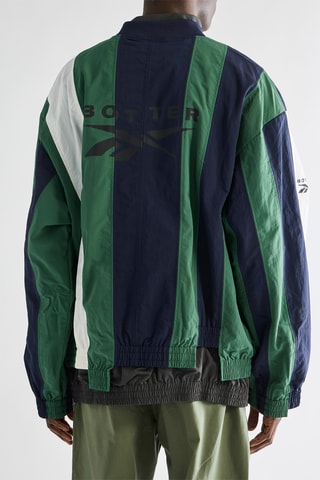 Chaqueta Paneled Reebok x Botter - Azul marino y verde oscuro