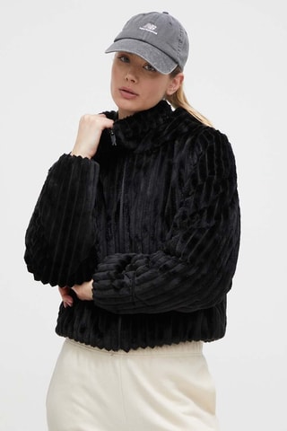 Chaqueta con capucha Fashion - Negro