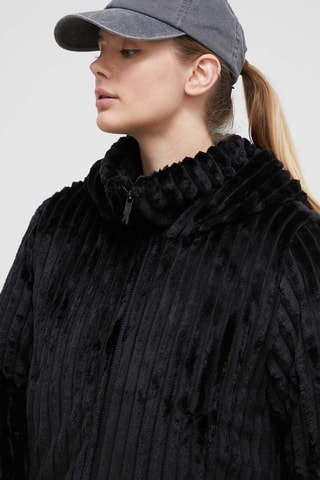 Chaqueta con capucha Fashion - Negro