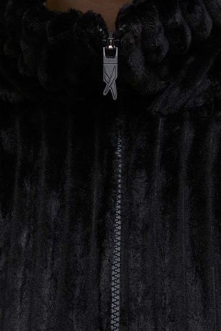Chaqueta con capucha Fashion - Negro