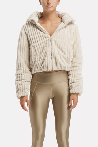 Chaqueta con capucha Fashion - Crudo