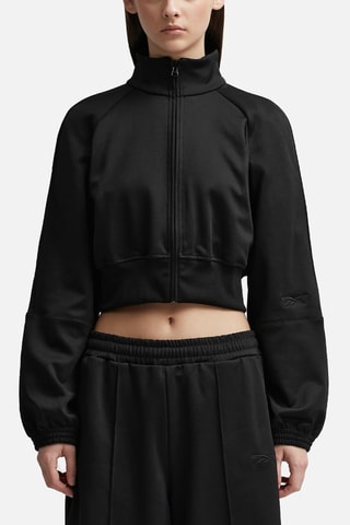 Chaqueta corta de chándal - Negro