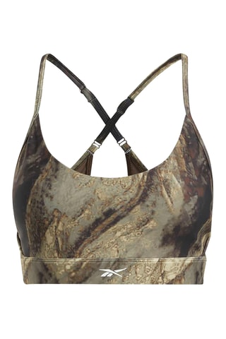 Sujetador deportivo de entrenamiento Lux Strappy - Caqui