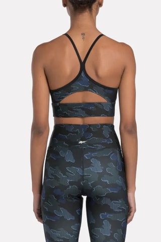 Sujetador deportivo de entrenamiento push-up Train Camo - Caqui