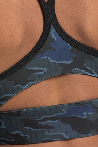 Sujetador deportivo de entrenamiento push-up Train Camo - Caqui