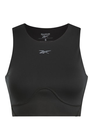 Crop top Lux Contour - Negro