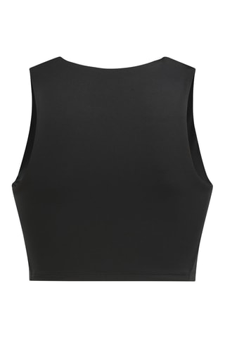 Crop top Lux Contour - Negro