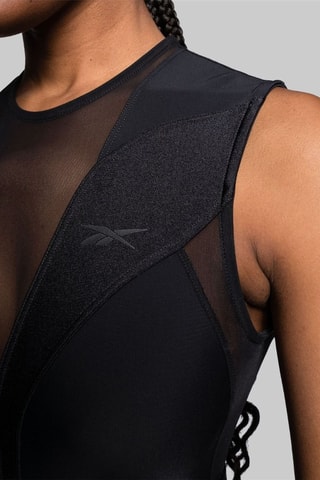 Crop top Butterfly - Negro