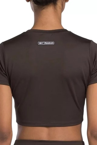 Crop top de deporte Lux - Negro