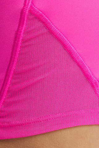 Crop top de entrenamiento Lux Contour - Fucsia