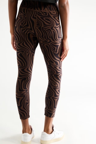 Leggings de tiro alto - Marrón
