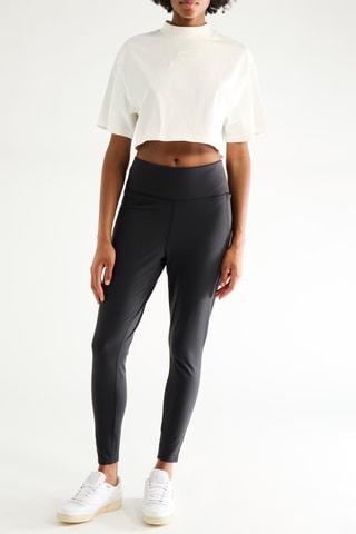 Leggings 7/8 de tiro alto - Negro