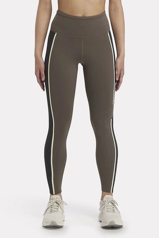 Leggings de entrenamiento de tiro alto Lux HR - Topo oscuro