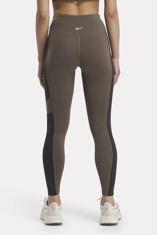 Leggings de entrenamiento de tiro alto Lux HR - Topo oscuro