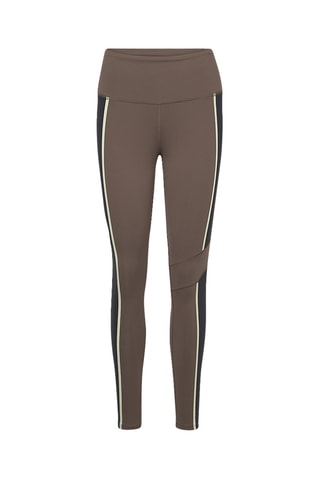 Leggings de entrenamiento de tiro alto Lux HR - Topo oscuro