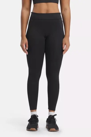 Leggings de entrenamiento de tiro alto Lux Contour - Negro