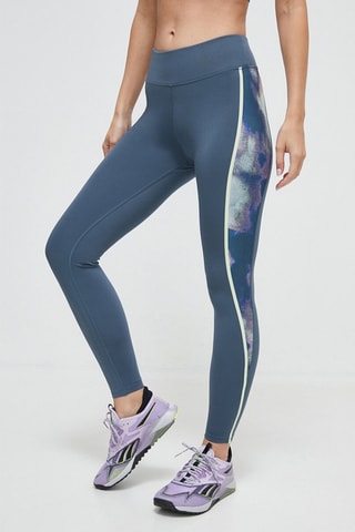 Leggings de running tie-dye AOP - Azul