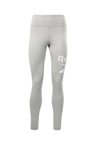 Leggings de tiro alto - Gris claro jaspeado