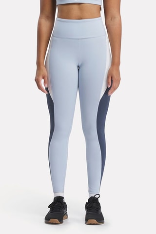 Leggings de entrenamiento de tiro alto - Celeste