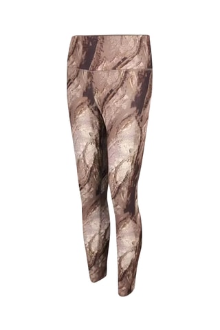 Leggings de tiro alto Lux Bold - Marrón