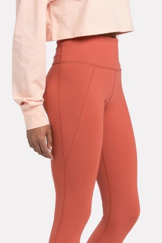 Leggings de entrenamiento de tiro alto - Rojo teja