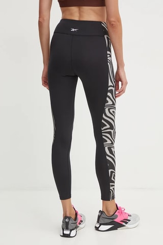 Leggings de entrenamiento de tiro alto Safari - Negro
