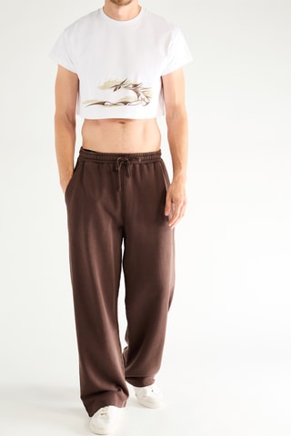 Camiseta cropped - Blanco
