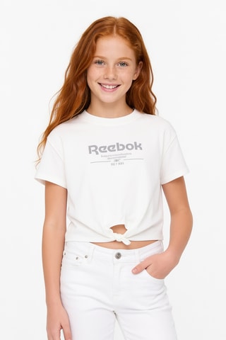 Camiseta anudada - Blanco