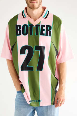 Camiseta - Rosa y verde claro
