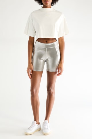Camiseta cropped - Blanco
