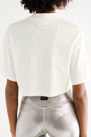 Camiseta cropped - Blanco
