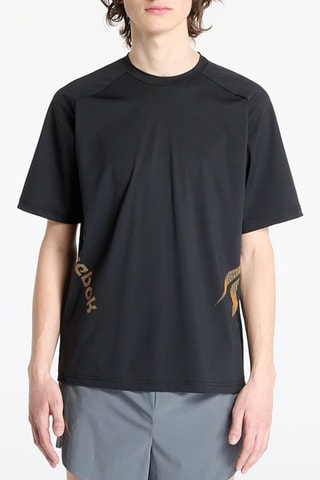 Camiseta de running - Negro y gris oscuro