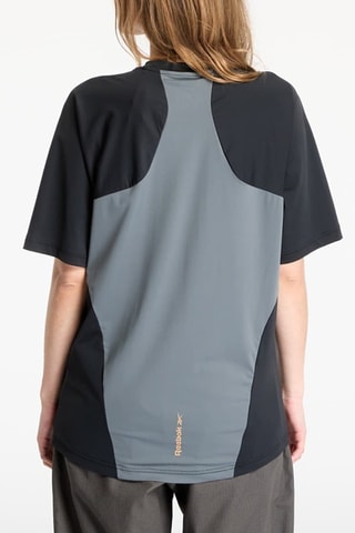 Camiseta de running - Negro y gris oscuro