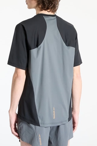 Camiseta de running - Negro y gris oscuro