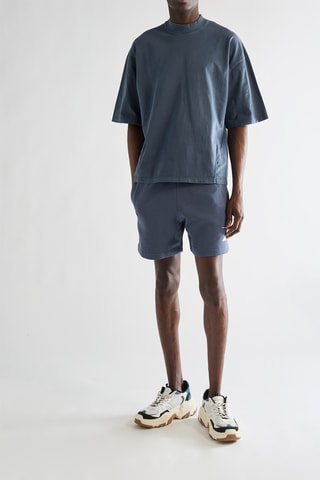 Camiseta oversize - Azul petróleo